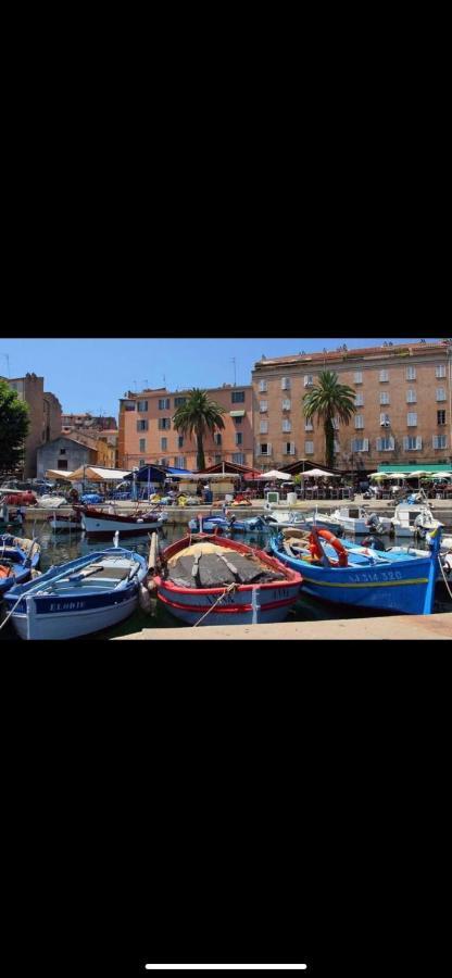 Ajaccio Magnifique T2 37M2 Centre Ville Vue Mer Au Bord De La Plage Neuf 4 Couchages Balcon Parking Prive Ferme Clim Wifi Eksteriør billede