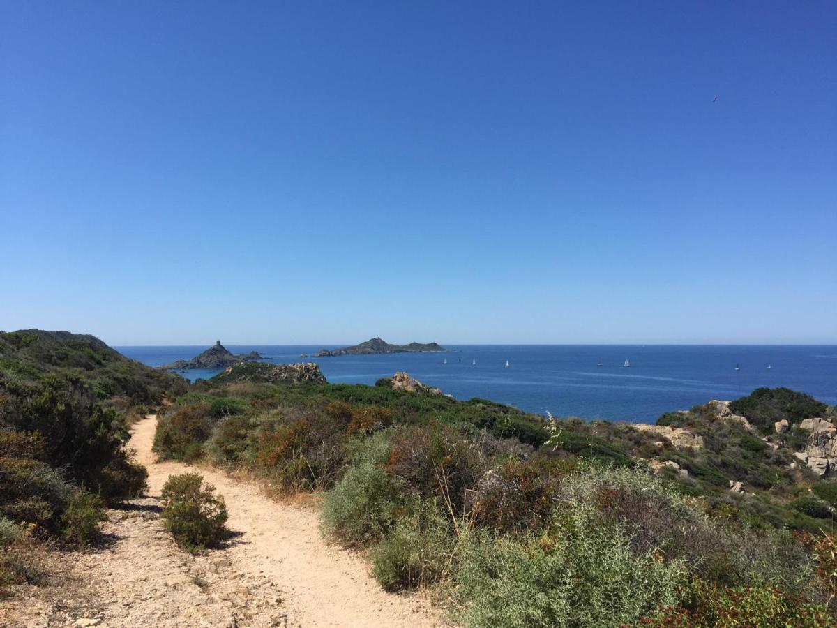 Ajaccio Magnifique T2 37M2 Centre Ville Vue Mer Au Bord De La Plage Neuf 4 Couchages Balcon Parking Prive Ferme Clim Wifi Eksteriør billede